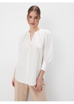 Mohito - Bluzka z bufiastymi rękawami - biały ze sklepu Mohito w kategorii Bluzki damskie - zdjęcie 173604484