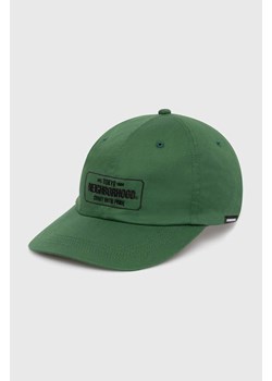 NEIGHBORHOOD czapka z daszkiem bawełniana Dad Cap kolor zielony z aplikacją 241YGNH.HT03 ze sklepu PRM w kategorii Czapki z daszkiem męskie - zdjęcie 173605283