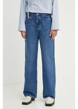 Samsoe Samsoe jeansy SHELLY damskie kolor niebieski ze sklepu PRM w kategorii Jeansy damskie - zdjęcie 173605331