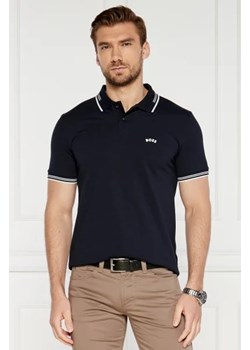 BOSS GREEN Polo Curved | Slim Fit | stretch ze sklepu Gomez Fashion Store w kategorii T-shirty męskie - zdjęcie 173605581