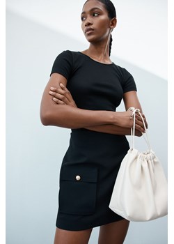 H & M - Mini spódniczka z kieszonkami - Czarny ze sklepu H&M w kategorii Spódnice - zdjęcie 173605700