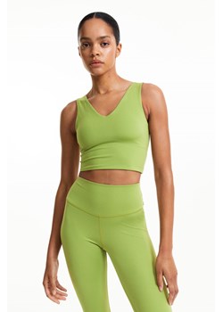 H & M - Biustonosz sportowy SoftMove Medium Support - Zielony ze sklepu H&M w kategorii Biustonosze - zdjęcie 173605710