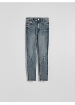 Reserved - Jeansy slim fit - niebieski ze sklepu Reserved w kategorii Jeansy damskie - zdjęcie 173606710