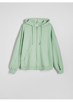 Reserved - Bluza z kapturem - jasnozielony ze sklepu Reserved w kategorii Bluzy damskie - zdjęcie 173606751