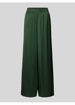 Spodnie materiałowe z szeroką nogawką i elastycznym pasem model ‘CEILING’ ze sklepu Peek&Cloppenburg  w kategorii Spodnie damskie - zdjęcie 173611351