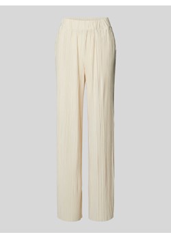 Spodnie materiałowe z plisami model ‘ELLIE’ ze sklepu Peek&Cloppenburg  w kategorii Spodnie damskie - zdjęcie 173611520