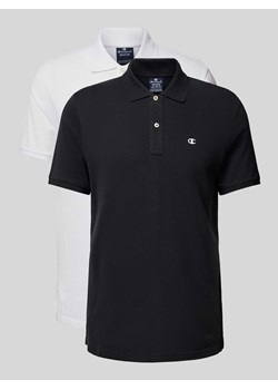 Koszulka polo o kroju regular fit z wyhaftowanym logo w zestawie 2 szt. ze sklepu Peek&Cloppenburg  w kategorii T-shirty męskie - zdjęcie 173611592