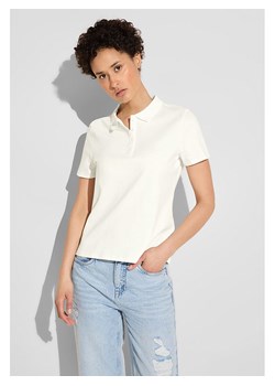 Street One Koszulka polo w kolorze białym ze sklepu Limango Polska w kategorii Bluzki damskie - zdjęcie 173613052