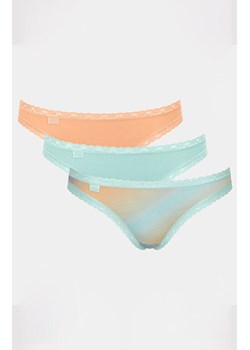 Sloggi 3-pack figi damskie typu tanga 24/7 Weekend 10198201-V009, Kolor miętowo-morelowy, Rozmiar 44, Sloggi ze sklepu Primodo w kategorii Majtki damskie - zdjęcie 173613911