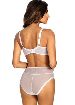 Figi damskie z wysokim stanem białe Alona C125, Kolor biały, Rozmiar L, Ewa Bien ze sklepu Intymna w kategorii Majtki damskie - zdjęcie 173614222