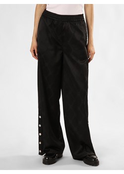 HUGO Spodnie - Hacelia-1 Kobiety czarny jednolity ze sklepu vangraaf w kategorii Spodnie damskie - zdjęcie 173614772