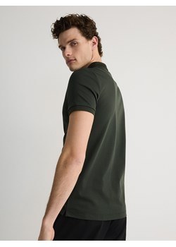 Reserved - Koszulka polo slim - zielony ze sklepu Reserved w kategorii T-shirty męskie - zdjęcie 173615642