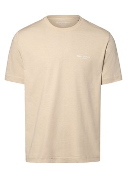 Marc O'Polo Koszulka męska Mężczyźni Dżersej beżowy jednolity ze sklepu vangraaf w kategorii T-shirty męskie - zdjęcie 173617952