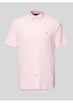 Koszula casualowa z wyhaftowanym logo model ‘GINGHAM’ ze sklepu Peek&Cloppenburg  w kategorii Koszule męskie - zdjęcie 173618124