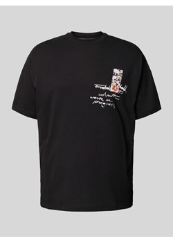 T-shirt z nadrukiem z motywem i logo ze sklepu Peek&Cloppenburg  w kategorii Bluzki damskie - zdjęcie 173618133