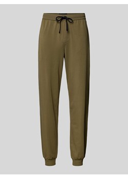 Spodnie dresowe z elastycznym pasem model ‘Hadiko’ ze sklepu Peek&Cloppenburg  w kategorii Spodnie męskie - zdjęcie 173618293