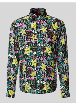 Koszula casualowa z wiskozy z nadrukiem z motywem na całej powierzchni model ‘Ermo’ ze sklepu Peek&Cloppenburg  w kategorii Koszule męskie - zdjęcie 173618324