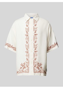 Koszula casualowa z kwiatowym wzorem model ‘ORMILOS’ ze sklepu Peek&Cloppenburg  w kategorii Koszule męskie - zdjęcie 173618421