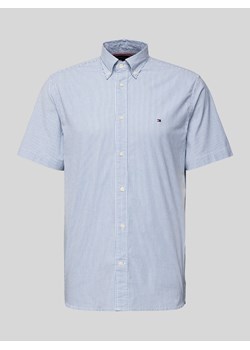Koszula casualowa z wyhaftowanym logo model ‘FLEX’ ze sklepu Peek&Cloppenburg  w kategorii Koszule męskie - zdjęcie 173618514