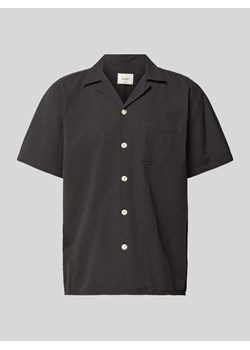 Koszula casualowa o kroju regular fit z kołnierzem z połami model ‘HUSH’ ze sklepu Peek&Cloppenburg  w kategorii Koszule męskie - zdjęcie 173618520