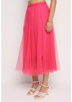 Różowa Spódnica Belatia ze sklepu Born2be Odzież w kategorii Spódnice - zdjęcie 173620030