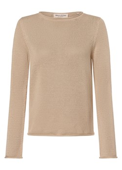 Marc O'Polo Sweter damski Kobiety Bawełna beżowy jednolity ze sklepu vangraaf w kategorii Swetry damskie - zdjęcie 173620362