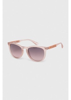 Superdry okulary przeciwsłoneczne damskie kolor różowy ze sklepu ANSWEAR.com w kategorii Okulary przeciwsłoneczne damskie - zdjęcie 173620854