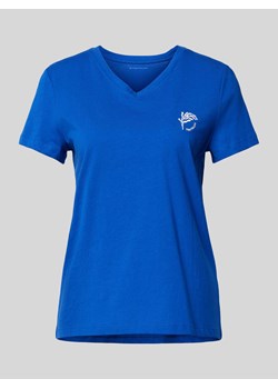 T-shirt z dekoltem w serek damski ze sklepu Peek&Cloppenburg  w kategorii Bluzki damskie - zdjęcie 173621982