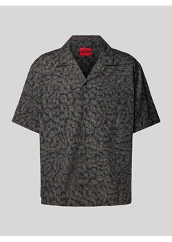 Koszula casualowa o kroju relaxed fit z nadrukiem z motywem na całej powierzchni model ‘Egeeno’ ze sklepu Peek&Cloppenburg  w kategorii Koszule męskie - zdjęcie 173622003