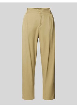 Spodnie z zakładkami w pasie model ‘DISPATCH’ ze sklepu Peek&Cloppenburg  w kategorii Spodnie damskie - zdjęcie 173622010
