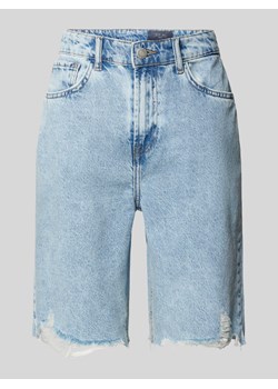 Szorty jeansowe o kroju regular fit z przetarciami model ‘YTTE’ ze sklepu Peek&Cloppenburg  w kategorii Szorty - zdjęcie 173622072