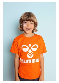 Hummel Koszulka &quot;Tres&quot; w kolorze pomarańczowym ze sklepu Limango Polska w kategorii T-shirty chłopięce - zdjęcie 173622313