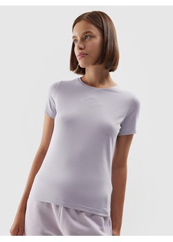 4F Koszulka w kolorze fioletowym ze sklepu Limango Polska w kategorii Bluzki damskie - zdjęcie 173622433