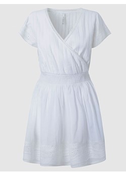 Pepe Jeans FOOTWEAR Sukienka w kolorze białym ze sklepu Limango Polska w kategorii Sukienki - zdjęcie 173622591