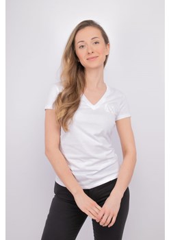 t-shirt damski armani exchange 3dyt03 yj3rz biały ze sklepu Royal Shop w kategorii Bluzki damskie - zdjęcie 173623413