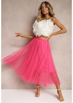 Różowa Spódnica Zenatia ze sklepu Renee odzież w kategorii Spódnice - zdjęcie 173624702