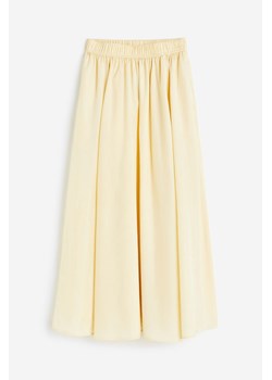H & M - Trapezowa spódnica z jedwabiu - Żółty ze sklepu H&M w kategorii Spódnice - zdjęcie 173624751
