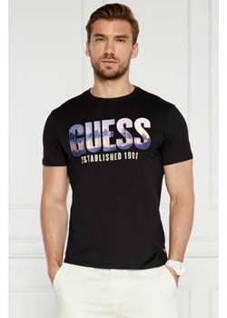 GUESS T-shirt CITY OF PALMS | Slim Fit ze sklepu Gomez Fashion Store w kategorii T-shirty męskie - zdjęcie 173625123