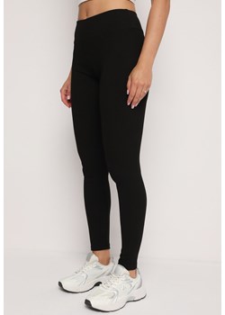 Czarne Legginsy Yenatia ze sklepu Born2be Odzież w kategorii Spodnie damskie - zdjęcie 173626471