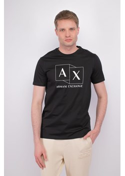 t-shirt męski armani exchange 3dztad zj9az czarny ze sklepu Royal Shop w kategorii T-shirty męskie - zdjęcie 173628313