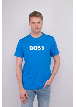 t-shirt męski boss 33742185 niebieski ze sklepu Royal Shop w kategorii T-shirty męskie - zdjęcie 173628323