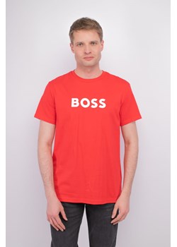 t-shirt męski boss 33742185 czerwony ze sklepu Royal Shop w kategorii T-shirty męskie - zdjęcie 173628333