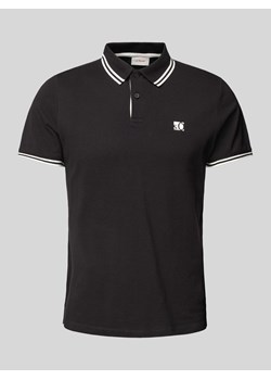 Koszulka polo z nadrukiem z logo ze sklepu Peek&Cloppenburg  w kategorii T-shirty męskie - zdjęcie 173628951