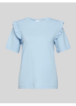 T-shirt z falbanami model ‘CILLEE’ ze sklepu Peek&Cloppenburg  w kategorii Bluzki damskie - zdjęcie 173629043