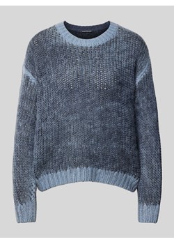 Sweter z dzianiny z obniżonymi ramionami ze sklepu Peek&Cloppenburg  w kategorii Swetry damskie - zdjęcie 173629104