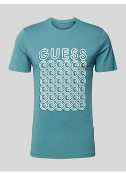 T-shirt z nadrukiem z logo model ‘CHAIN’ ze sklepu Peek&Cloppenburg  w kategorii T-shirty męskie - zdjęcie 173629234