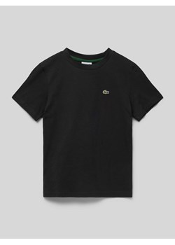 T-shirt z naszywką z logo ze sklepu Peek&Cloppenburg  w kategorii T-shirty chłopięce - zdjęcie 173629280