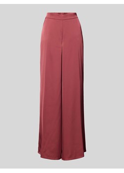 Spodnie materiałowe z szeroką nogawką i elastycznym pasem ze sklepu Peek&Cloppenburg  w kategorii Spodnie damskie - zdjęcie 173629322