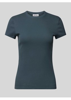 T-shirt z efektem prążkowania ze sklepu Peek&Cloppenburg  w kategorii Bluzki damskie - zdjęcie 173629340