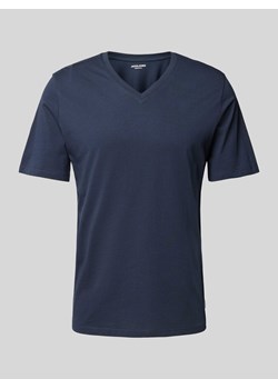 T-shirt z detalem z logo model ‘ORGANIC’ ze sklepu Peek&Cloppenburg  w kategorii T-shirty męskie - zdjęcie 173629341